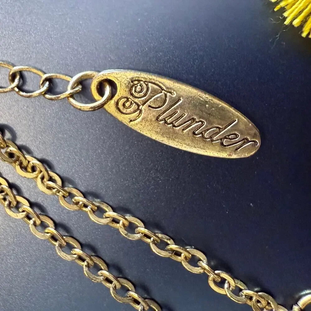 Plunder Designs Colorful Tassel Beaded Shayla Necklace